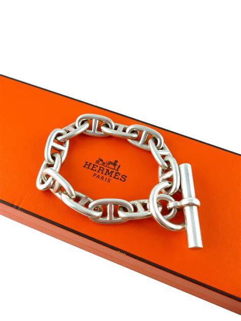 bracelet hermes chaine d& 39|hermes signature bracelet.